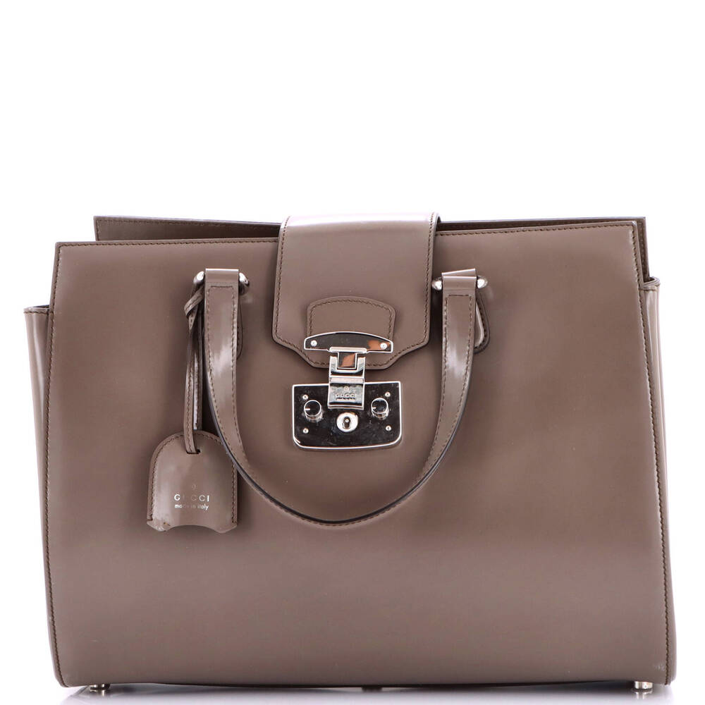 Gucci Medium Lady Lock Tote Leather